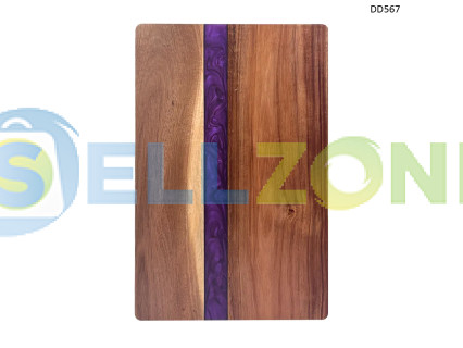 Μωβ σανίδα από ξύλο ακακίας εποξειδικής ρητίνης – DD567